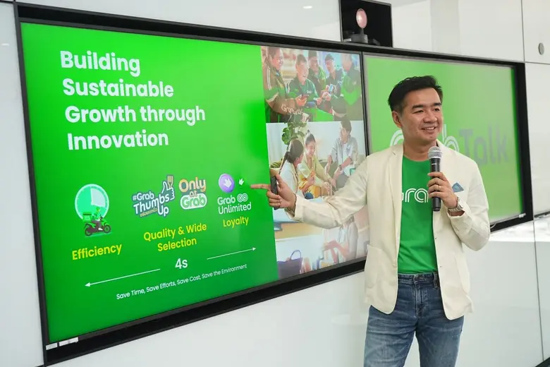 แกร็บ รุกพัฒนานวัตกรรม ชูไฮไลท์ "4S" ตอบโจทย์ผู้ใช้บริการ 4 มิติ มุ่งยกระดับแพลตฟอร์มสู่ "ผู้ให้บริการความอร่อยครบวงจร"