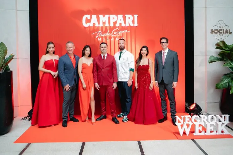 CAMPARI & Four Seasons Hotel Bangkok at Chao Phraya River hosted "Negroni Week Opening Night"