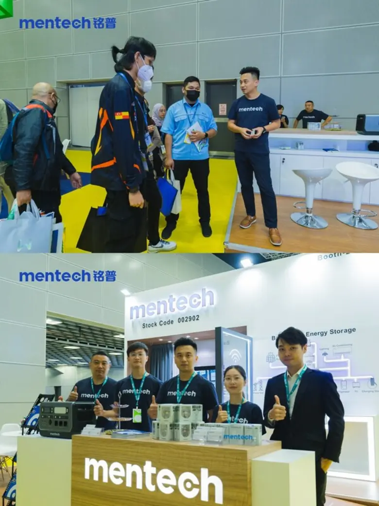 Mentech showcases photovoltaic energy storage products at Malaysia's International Greentech &amp; Eco Products Exhibition and Conference (IGEM)