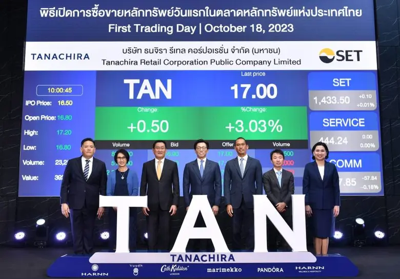 'บมจ.ธนจิรา รีเทล คอร์ปอเรชั่น หรือ TAN' ...