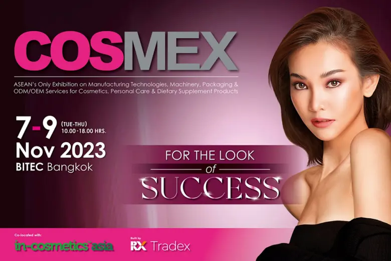 COSMEX 2023, Most Comprehensive Beauty Event Ready for Participants to Design New Look of Business Success, November 7 - 9, 2023.