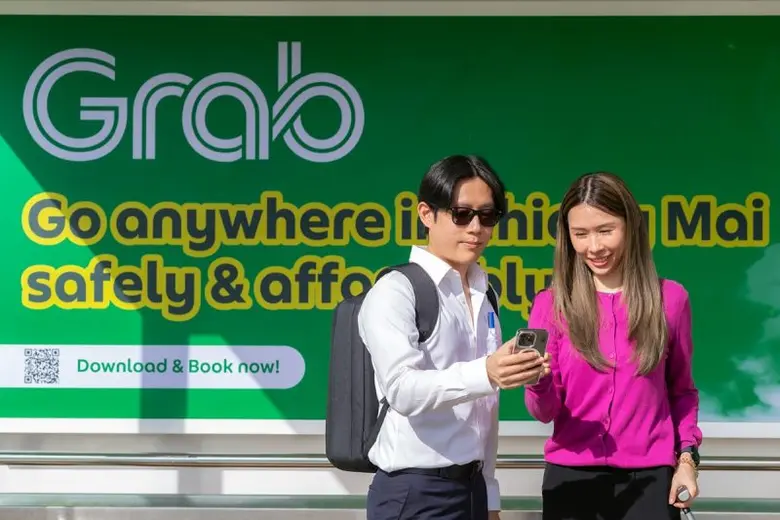 แกร็บ เปิดตัวจุดรับ-ส่งบริการเรียกรถผ่านแอปฯ ในสนามบินเชียงใหม่ พร้อมให้บริการนักท่องเที่ยวตลอด 24 ชั่วโมง