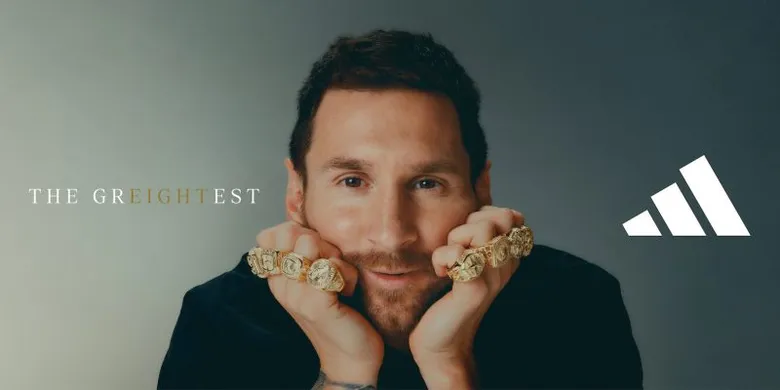 ADIDAS COMMEMORATES MESSI'S EIGHTH BALLON D'OR WIN WITH EIGHT UNIQUE GOLD RINGS AND SPECIAL X CRAZYFAST PACK