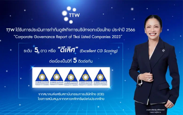 บริษัท ทีทีดับบลิว จำกัด (มหาชน) หรือ TTW...