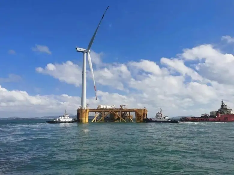 The world's first maritime renewable energy project...