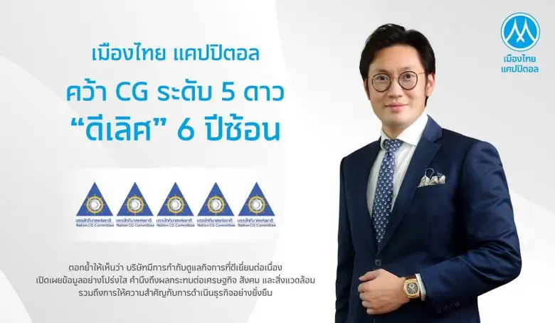 บมจ. เมืองไทย แคปปิตอล (MTC) ได้รับผลประเ...