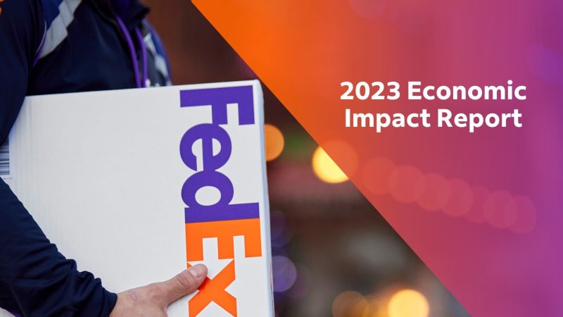 FedEx contribution to net economic output...