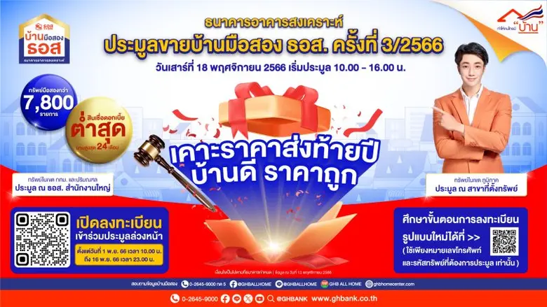 ธนาคารอาคารสงเคราะห์ (ธอส.) เพิ่มโอกาสคนอ...