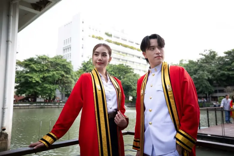 ยินดีกับบัณฑิตใหม่ป้ายแดง "แก๊ป-ณรงค์กร" และ "เฟรนด์-ดินา" คว้าปริญญาจากรั้ว มจธ.