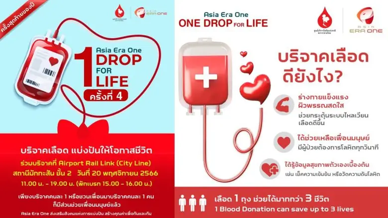 ศูนย์บริการโลหิตแห่งชาติ สภากาชาดไทย ร่วม...