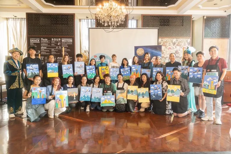 KTC Partnered with Air Astana to Organize a Painting Workshop and Launched "Explore Kazakhstan" Eco-Cultural Tourism Program