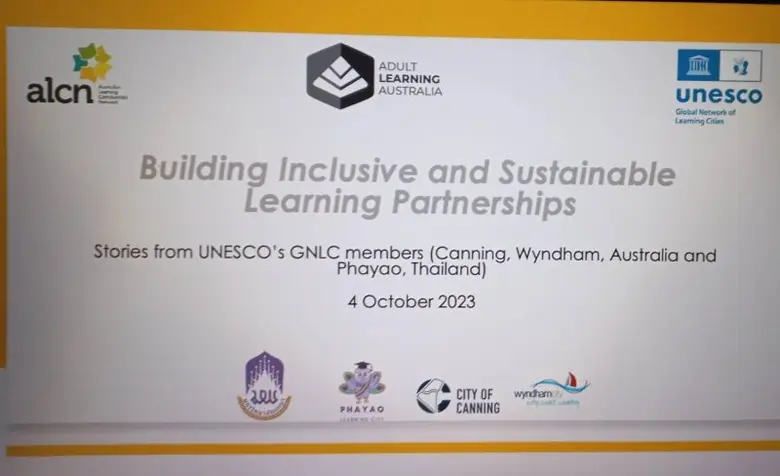 University of Phayao Joins in Exchanging Knowledge for Developing the Initiative of "Learning City" between Thailand and Australia
