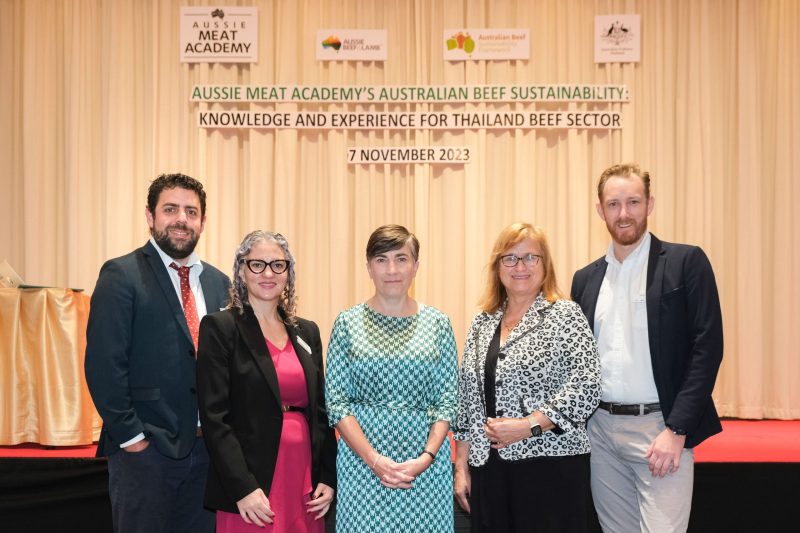Australian Embassy Bangkok and Meat and Livestock Australia (MLA) bolster livestock sustainability discussions in the seminar on 'Australian Beef Sustainability: Knowledge and Experience for Thailand Beef Sector'