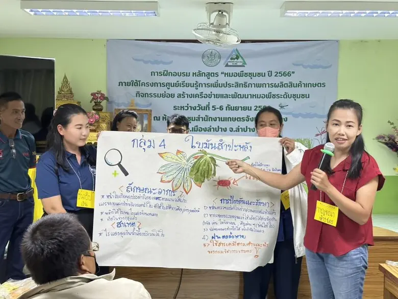 กรมส่งเสริมการเกษตร ปลื้มผลตอบรับดี เกษตรกรสนใจเป็นหมอพืชชุมชน เผยแผนปี 67 เตรียมต่อยอดทักษะเข้มข้น เป็นเครือข่ายการดำเนินงานในพื้นที่