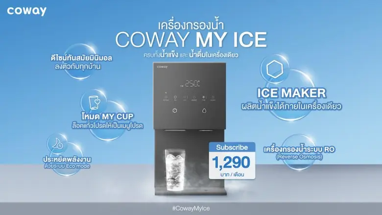 Coway เผย 5 ฟังก์ชันเครื่องกรองน้ำดื่มแห่งอนาคต