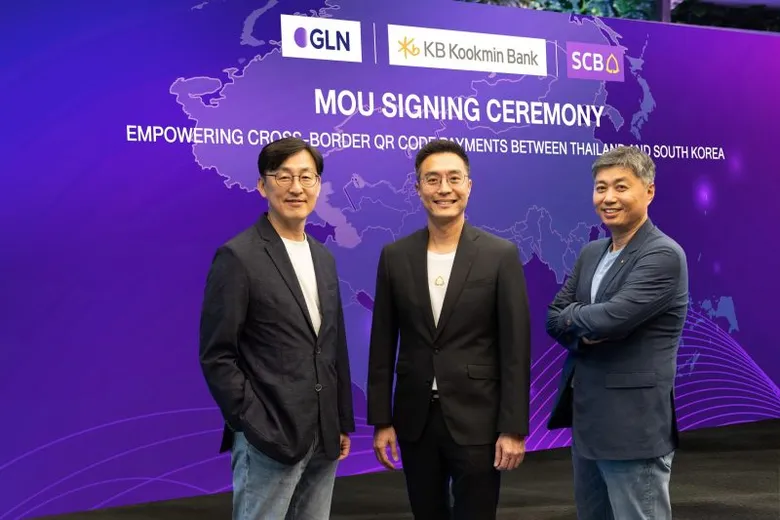 SCB, KB Kookmin Bank, and GLN International to offer tourists from South Korea making QR code payment in Thailand