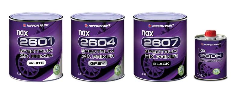 นิปปอนเพนต์ออกโปรดักส์ โฉมใหม่ Nax 2601 2604 2607 Spectrum 2K Primer