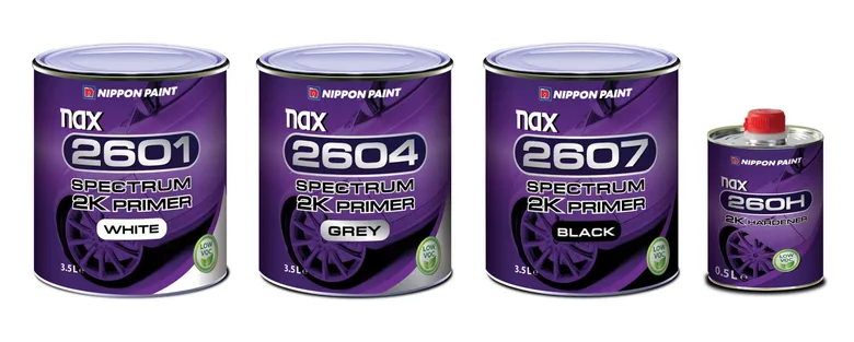 นิปปอนเพนต์ออกโปรดักส์ โฉมใหม่ Nax 2601 2604 2607 Spectrum 2K Primer