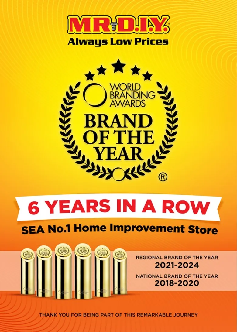 MR. D.I.Y. wins regional recognition again at the World Branding Awards