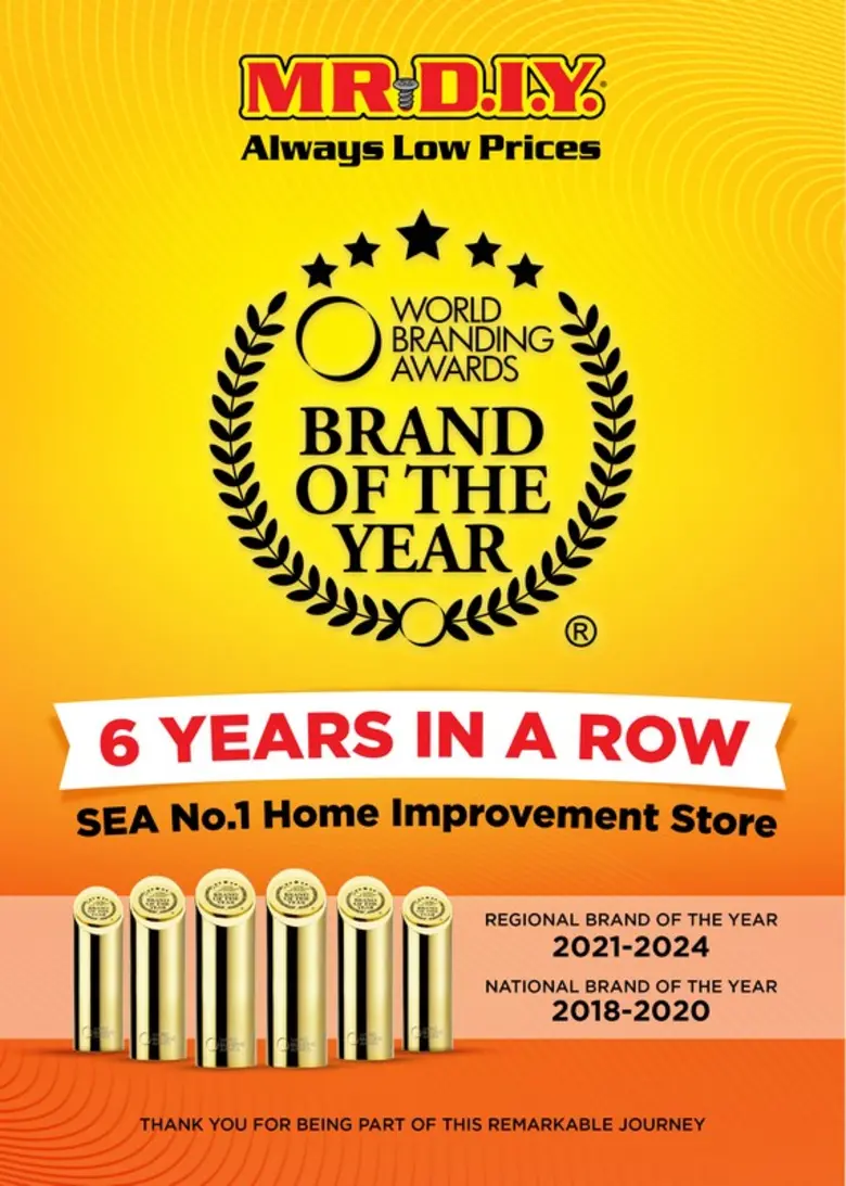 มิสเตอร์. ดี.ไอ.วาย. คว้ารางวัลระดับภูมิภาคอีกครั้ง ในงาน World Branding Awards