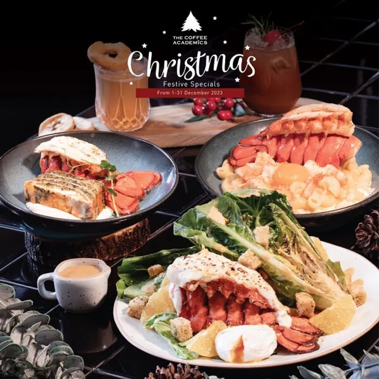 "The Coffee Academ?cs" welcomes everyone to celebrate the festive season with three lobster creations and two new drinks throughout this December