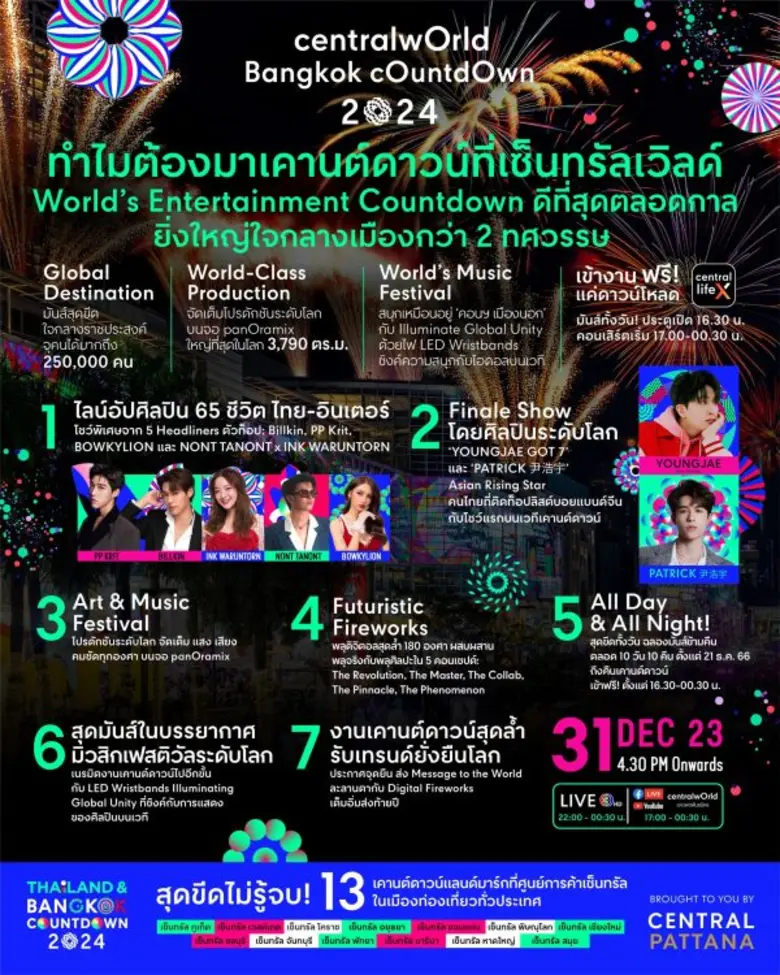 มันส์กระหึ่มเมือง! 'centralwOrld Bangkok ...