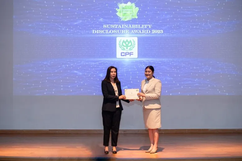 CP Foods Honored Sustainability Disclosure Award 2023 for Third Consecutive Year