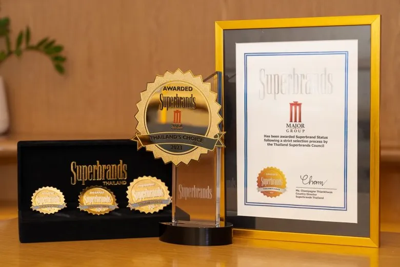 เมเจอร์ ซีนีเพล็กซ์ กรุ้ป คว้ารางวัลสุดยอดแบรนด์แห่งปี "Superbrands Thailand 2023"
