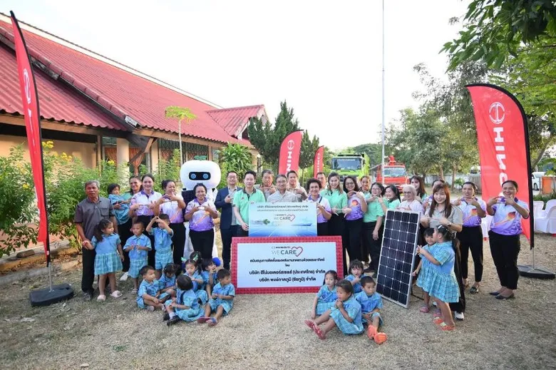 Hino We Care moves forward with Hino Solar Powering a Sustainable Tomorrow project, Installing solar panel equipment for Ban Nong Khon Thai Child Development Center, Chaiyaphum Province as the third location.