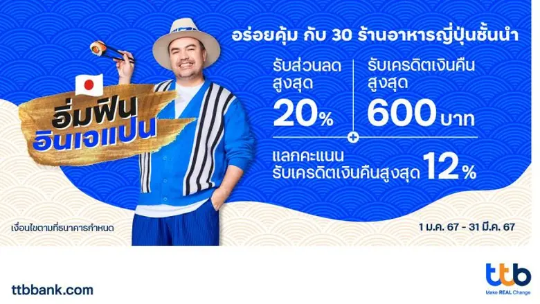 ทีเอ็มบีธนชาต หรือ ทีทีบี มอบสิทธิพิเศษสำหรับผู้ถือ...