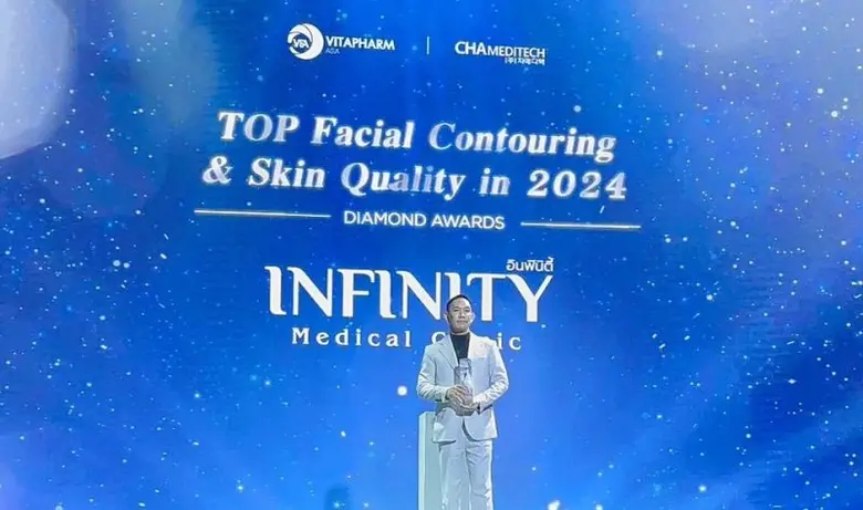 Infinity Medical Clinic รับรางวัล Top Facial Contour &amp; Skin Quality 2024 จาก VITAPHARM ASIA