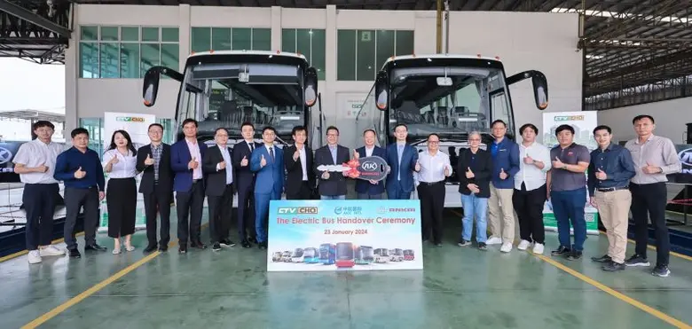 CHO เผยโฉมรถบัสไฟฟ้า "ANKAI" พร้อมผนึกกำลัง AVIC-INTL และ ANKAI ลุยตลาดรถบัส EV