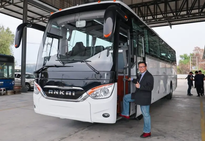 CHO เผยโฉมรถบัสไฟฟ้า "ANKAI" พร้อมผนึกกำลัง AVIC-INTL และ ANKAI ลุยตลาดรถบัส EV