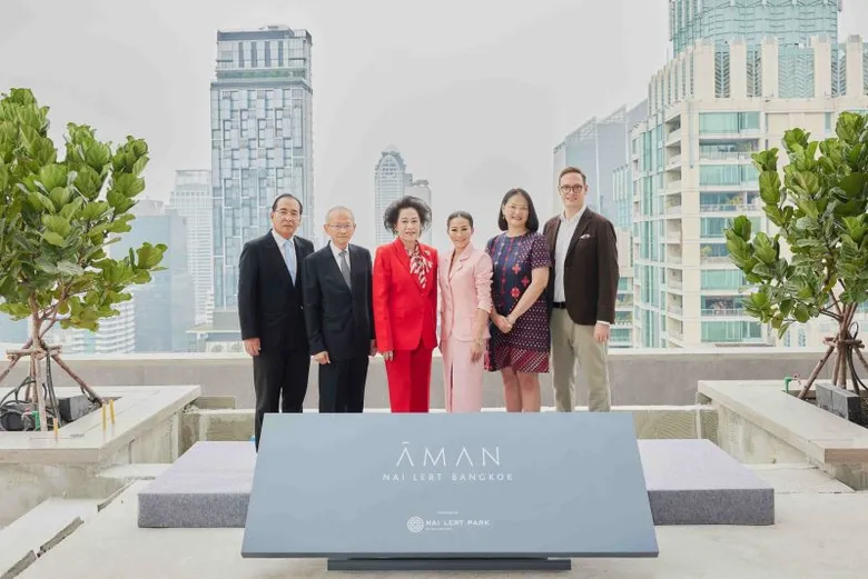 NAI LERT PARK DEVELOPMENT ANNOUNCES TOPPING-OFF OF AMAN NAI LERT BANGKOK