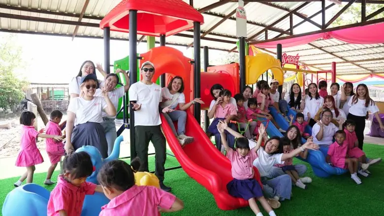 "SAPPE" ส่งต่อพลังความสนุกและคุณภาพชีวิตที่ดีสู่สังคม ผ่านโครงการ 90 วันไขมันฉันเพื่อเธอ มอบสนามเด็กเล่นให้โรงเรียนใน 2 จังหวัดภาคอีสาน