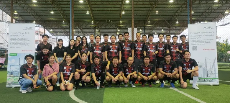 การแข่งขันฟุตบอลกระชับมิตร ระหว่างฮิตาชิ เอนเนอร์ยี่ กับ การไฟฟ้าฝ่ายผลิตแห่งประเทศไทย