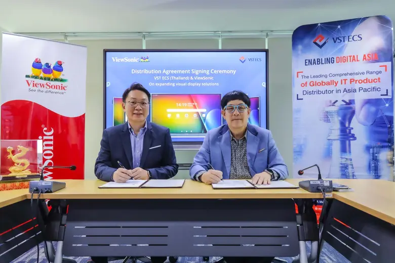"วิวโซนิค" รุกขยายแชร์ตลาดไทย แต่งตั้ง วีเอสที อีซีเอส (ประเทศไทย) เป็นตัวแทนจัดจำหน่ายอย่างเป็นทางการ ตอบโจทย์ทุกภาคธุรกิจ