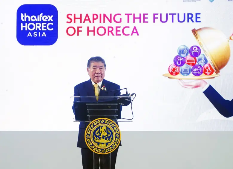 ห้ามพลาด!"ภูมิธรรม" เปิด THAIFEX - HOREC ASIA 2024 ดันไทยขึ้นแท่นศูนย์กลางธุรกิจโรงแรม-ร้านอาหาร-จัดเลี้ยงของเอเชีย คาดเงินสะพัดกว่า 1,000 ล้านบาท