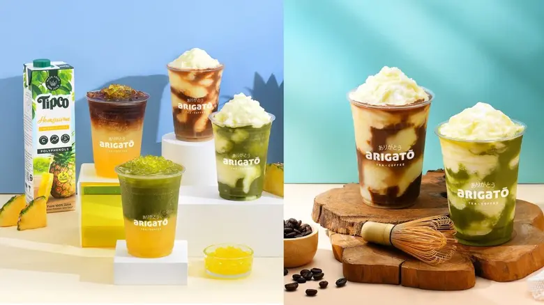 อาริกาโตะ ชวนทุกคนมาอร่อย รับซัมเมอร์ จากน้ำสับปะรดพันธุ์หอมสุวรรณ พร้อมเปิดประสบการณ์ใหม่ กับ เครื่องดื่มสุดสดชื่น "Arigato Summer Paradise Homsuwan Bliss