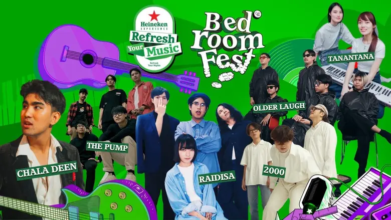Heineken Experience x Cat Radio ประกาศผลผู้ชนะ 6 วงหน้าใหม่ ร่วมไลน์อัพเวทีงาน "HEINEKEN EXPERIENCE REFRESH YOUR MUSIC presents BEDROOM FEST"