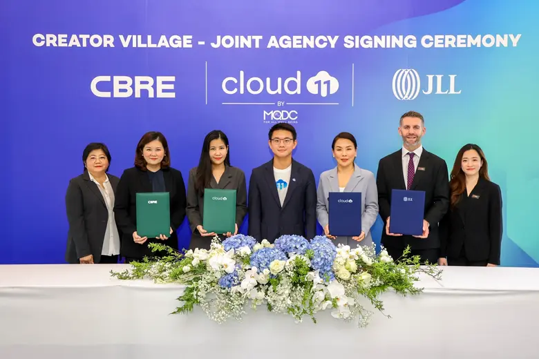 Cloud 11 แต่งตั้ง CBRE และ JLL เป็นตัวแทนจัดหาผู้เช่า 'Creator Village' พื้นที่สร้างสรรค์ระดับเกรด A+ สำหรับวงการครีเอทีฟ