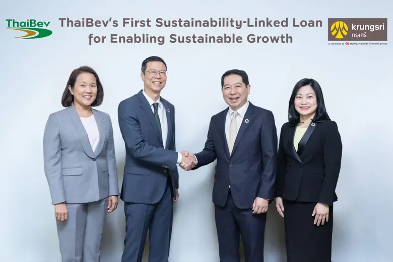 ไทยเบฟได้รับการสนับสนุนสินเชื่อที่เชื่อมโยงกับการดำเนินงานด้านความยั่งยืนเป็นครั้งแรก ตอกย้ำความมุ่งมั่นของไทยเบฟในการดำเนินกลยุทธ์ "สรรสร้างการเติบโตที่ยั่งยืน" (Enabling Sustainable Growth)