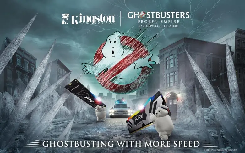 Kingston Technology ร่วมมือกับภาพยนตร์เรื่องใหม่ล่าสุด 'โกสต์บัสเตอร์ส: มหันตภัยเมืองเยือกแข็ง'