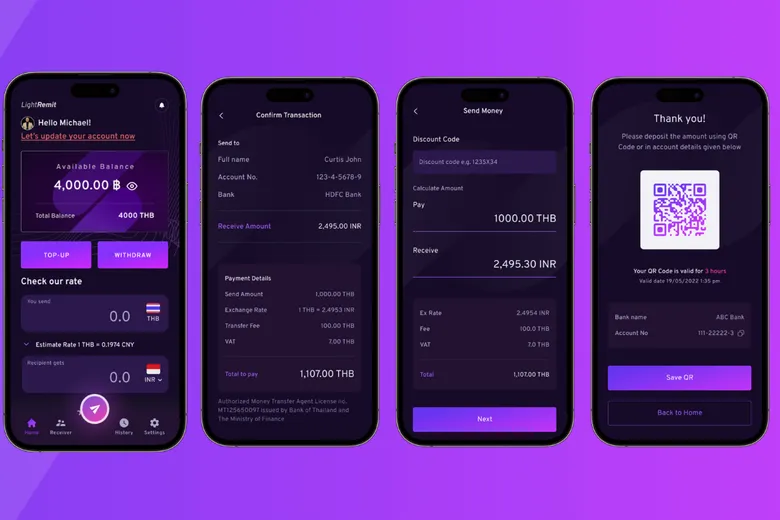 ไลท์รีมิท แอปพลิเคชันใหม่ปฏิวัติการโอนเงินข้ามพรมแดนในประเทศไทย