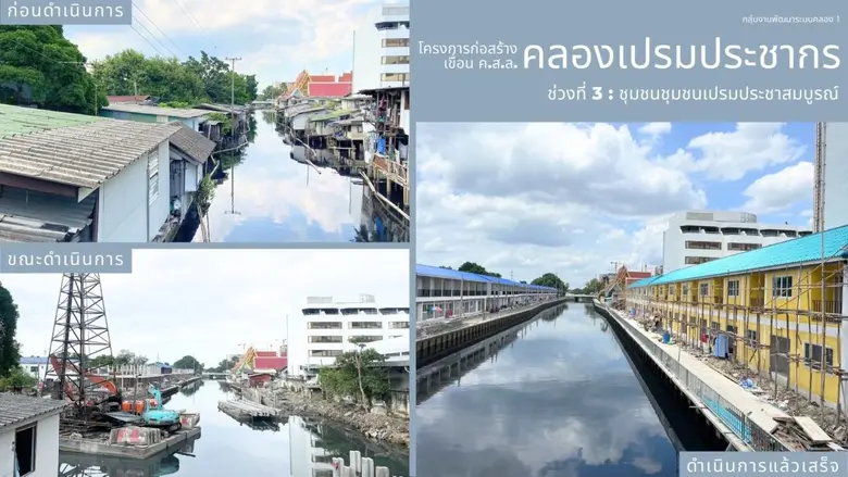 กทม.เดินหน้าแก้ปัญหาบ้านรุกล้ำลำคลองรื้อย้ายไปแล้วกว่า 2,400 หลัง
