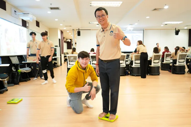 The Division of General Affairs at the University of Phayao recently hosted a Project with the Theme of "Good Health and Well-Being: BMI Challenge."