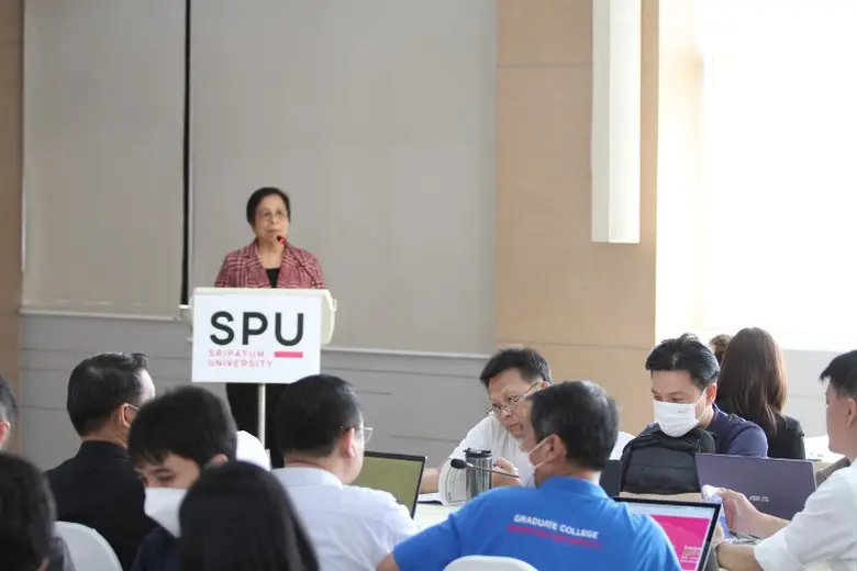 พัฒนาทักษะการเขียน SAR! ศูนย์ส่งเสริมการวิจัยและการประกันคุณภาพการศึกษา SPU จัดอบรม เทคนิคการเขียนรายงานประเมินตนเองตามเกณฑ์ AUN-QA Version 4