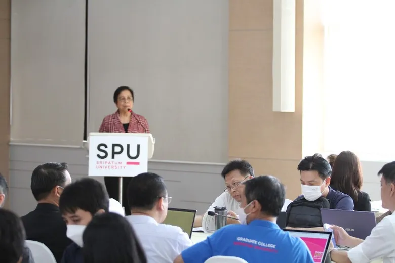 พัฒนาทักษะการเขียน SAR! ศูนย์ส่งเสริมการวิจัยและการประกันคุณภาพการศึกษา SPU จัดอบรม เทคนิคการเขียนรายงานประเมินตนเองตามเกณฑ์ AUN-QA Version 4