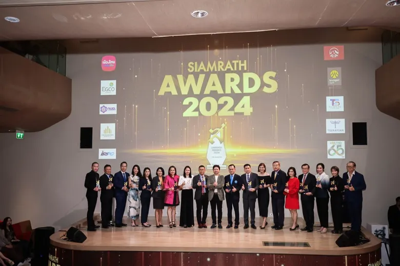 รมว.แรงงาน "พิพัฒน์"มอบ ปลัดกระทรวงแรงงาน รับรางวัล "หน่วยงานภาครัฐที่สนับสนุนการพัฒนาอย่างยั่งยืนดีเด่น ด้าน Decent Work and Economic Growth" ในงาน SIAMRATH ONLINE AWARD 2024