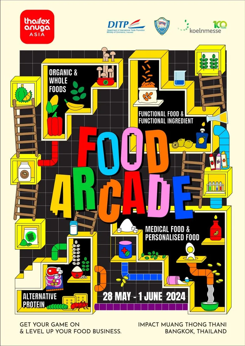 DITP Hosts Food Arcade to Showcase the Potential of Thai Future Food, Addressing New Food Trends at THAIFEX - ANUGA ASIA 2024